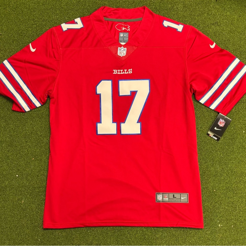 Buffalo Bills Josh Allen #17 Stitched Jersey Size Large Brand New